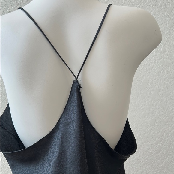 Victoria's Secret Black Leopard Satin Pajama Set - Picture 4 of 9